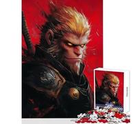 Golden Monkey Warrior 1000 Piece Jigsaws for Teenagers Puzzle Great Gifts for Games Improve Memory Anti-Stress Toys for And from 14 Years And over size 38x52cm