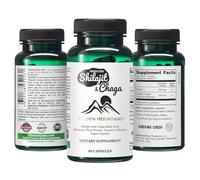 Golden Mountains Chaga Shilajit 500mg Natural Vegetarian 90-Count