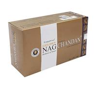 Golden Nag Chandan Incense Sticks Agarbatti Indian Natural Fragrance Hand Rolled Pack of 6