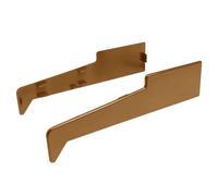Golden Oak, 1 x Pair End Caps for Rehau 150mm Sill Window/Door uPVC Plastic