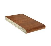 Golden Oak, 250mm 1m Long Laminate Window Board Cill Moisture-Resistant 23mm Chipboard UPVC Plastic Internal Sill Polyboard Duraboard