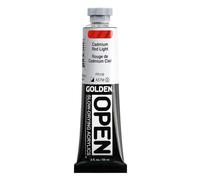 Golden OPEN Acrylic C.P. Cadmium Red Light 2oz Tube