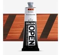Golden : Open : Slow Drying Acrylic Paint : 148ml (5oz) : Burnt Sienna I