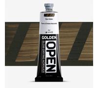 Golden : Open : Slow Drying Acrylic Paint : 148ml (5oz) : Raw Umber I