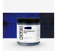 Golden : Open : Slow Drying Acrylic Paint : 237ml (8oz): Anthraquinone Blue VII
