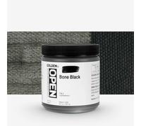 Golden : Open : Slow Drying Acrylic Paint : 237ml (8oz): Bone Black I