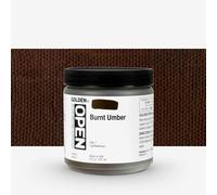 Golden : Open : Slow Drying Acrylic Paint : 237ml (8oz): Burnt Umber I