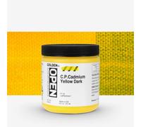 Golden : Open : Slow Drying Acrylic Paint : 237ml (8oz): C.P. Cadmium Yellow Dark VII