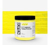 Golden : Open : Slow Drying Acrylic Paint : 237ml (8oz): C.P. Cadmium Yellow Primary VII
