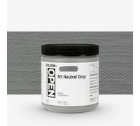 Golden : Open : Slow Drying Acrylic Paint : 237ml (8oz): Neutral Gray N5 I