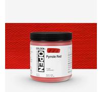 Golden : Open : Slow Drying Acrylic Paint : 237ml (8oz): Pyrrole Red VIII