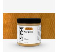 Golden : Open : Slow Drying Acrylic Paint : 237ml (8oz): Raw Sienna I