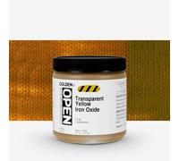 Golden : Open : Slow Drying Acrylic Paint : 237ml (8oz): Transparent Yellow Iron Oxide III