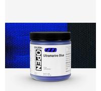 Golden : Open : Slow Drying Acrylic Paint : 237ml (8oz): Ultra Blue II