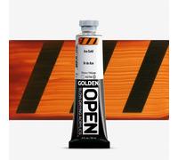 GOLDEN OPEN Slow-Drying Acrylics, Azo Gold, 2 fl. oz. / 59 ml Tube