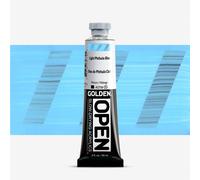 Golden : Open : Slow Drying Acrylic Paint : 59ml (2oz) : Light Phthalo Blue I