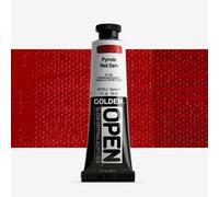 Golden : Open : Slow Drying Acrylic Paint : 59ml (2oz): Pyrrole Red Dark VIII