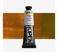 Golden : Open : Slow Drying Acrylic Paint : 59ml (2oz): Transparent Yellow Iron Oxide III