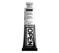 Golden : Open : Slow Drying Acrylic Paint : 59ml : Iridescent Bronze (Fine) VII