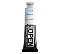 Golden : Open : Slow Drying Acrylic Paint : 59ml (2oz) : Light Phthalo Blue I