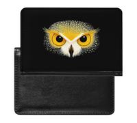 Golden Owl Passport Holder Cover Wallet with ID Card Slot Slim Travel RFID Blocking Case Protector Essentials for Women Men