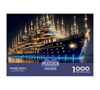 Golden Palace Night Illumination 1000 Piece Jigsaw Puzzle Paper for Adults Night View Relaxation 52x38cm/1000pcs