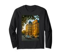 Golden Paris Street Long Sleeve T-Shirt