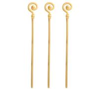 Golden Party Costume Merlin Magic Cane Stage Performance Halloween Prop Plastic Scepter