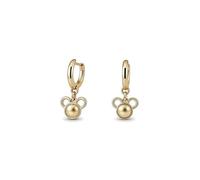 Golden Pearl Drop Earrings with Classic Hoop Design for Everyday Wear and Special Occasions