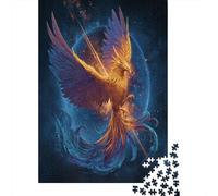 Golden Phoenix Jigsaw Puzzles. 70x50cm/1000pcs Planet Whimsical Challenge Toy for Educational Games Gifts