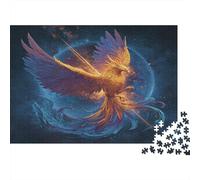 Golden Phoenix Jigsaw Puzzles Planet Challenge Toy Educational Games Home Decoration for Adults& Teenager Age 14 Years Up 1000pcs (75x50cm)