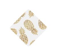 Golden Pineapple Background Printing Fashion Car Air Freshener Cards 10 Pcs Car Scented Hanging Sheets