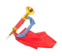 Golden Plastic Stage Bugle Trumpet for Ceremonies Musicians