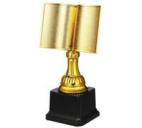 Golden Plastic Trophy Cup Reading Competition Award for Little Friend