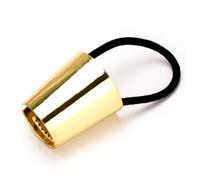 Golden Punk Metal Hairband Ponytail Holder for Daily Styling | Alloy Build, Stretchy Secure Hold, One Piece Convenience, Fits Most Hair, Gift Choice for Wife Girlfriend