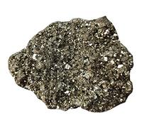 Golden Pyrite Crystal Fools Gold S134 Gm Single Piece Natural Rough Peru Stone Cluster Chunk For Wealth Money Attract Business Luck Reiki Healing Stones Aura Cleaning Chakras Meditation-B0B9SMN641