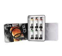 Golden Qor Watercolor Paint Set – Introductory 6 Earth Colors – 5 ml Tubes