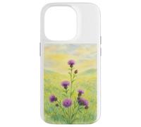 Golden Ratio Bloom: Thistle in Harmony Case for iPhone 14 Pro