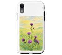 Golden Ratio Bloom: Thistle in Harmony Case for iPhone XR