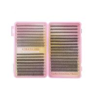 Golden Ratio Mixed Design 30D 40D 50D Thick Curled False Eyelashes with Ultra Large Capacity Long-Lasting DIY Convenient Easy to Learn Single Cluster