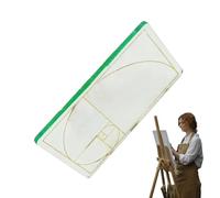 Golden Ratio Viewfinder Golden Ratio Ruler Golden Triangle Tool Finder | Golden Ratio Composition View Finder Section Correction Tool for Photographers Artists Designers Architects Painting Drawin