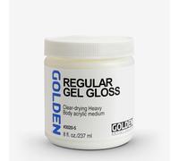 Pro-Art Mediums Golden Regular Gloss Gel Medium-8 oz