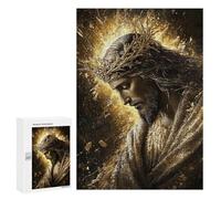 Golden Religious Iconography-2 Puzzle 1000 Teile Schwer Puzzle Spielzeug Lernspiel Impossible Herausforderungsspielzeug Für Erwachsene Kinder 300 PCS
