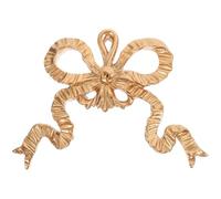 Golden Resin Bow Ornament Wall Decor for Christmas and Gardens