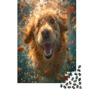 Golden Retriever 1000 Piece Jigsaw Puzzles for Adults Jigsaw Puzzles 1000 Pieces Puzzles for Adults 1000 Pieces Puzzle 1000 Pieces Jigsaw Puzzles 1000 Pieces 1000pcs (75x50cm)