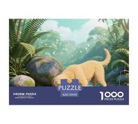 Golden Retriever 1000 Piece Puzzle Age 14+ for Adults Pet Dog with Extra Fun Challenges Perfect for Relaxation 100% Recycled Cardboard 70x50cm/1000pcs