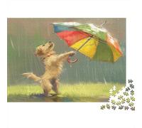 Golden Retriever 1000 Piece Puzzle Games Premium & Durable for Adults Fun Puzzles for Creativity And Mindfulness Challenging Jigsaw Puzzles for Adults And Family for Stress Relief 1000pcs (75x50cm)