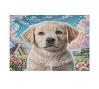 Golden Retriever 300 Piece Jigsaw Puzzle for Adults Teens Cute Pet Animals Post Work Wind Down Mind Calming Whimsical Design for Friends 300 PCS
