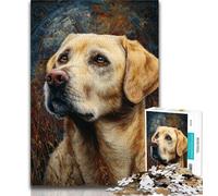 Golden Retriever Adult Jigsaws 1000 Pieces Difficult,Challenging To Complete But Fun And Humorous Birthday Present,Gifts,Wall Art (75x50cm)