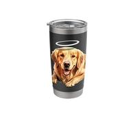 Golden Retriever Angel Stainless Steel Insulated Tumbler